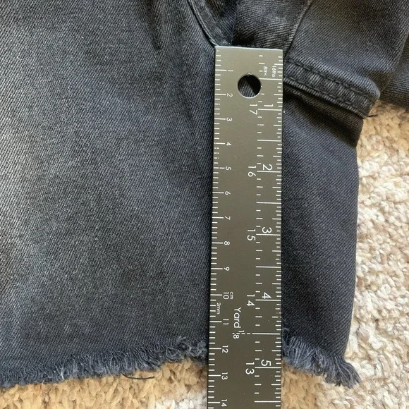 Jean Shorts Womens Size 10 Black High Rise NWT - Picture 10 of 11